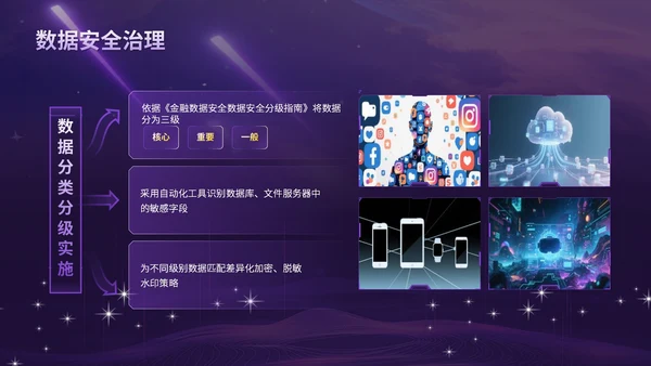 紫金科技风网络安全宣传模板