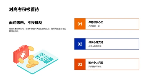 高考备考指导PPT模板