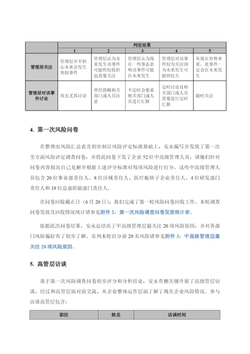 安永会计事务所内控风险评估报告样本.docx