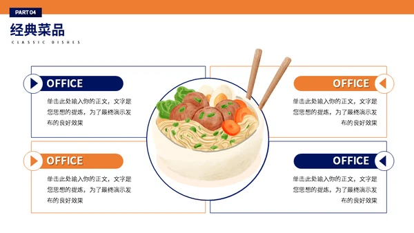 拉面制作方法美食分享通用PPT模板