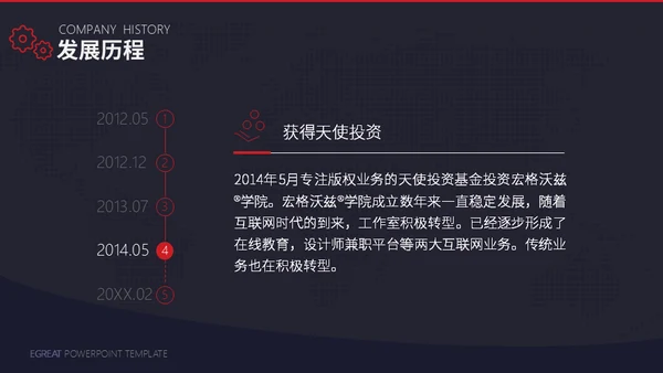 工业时代机械齿轮通用PPT模板