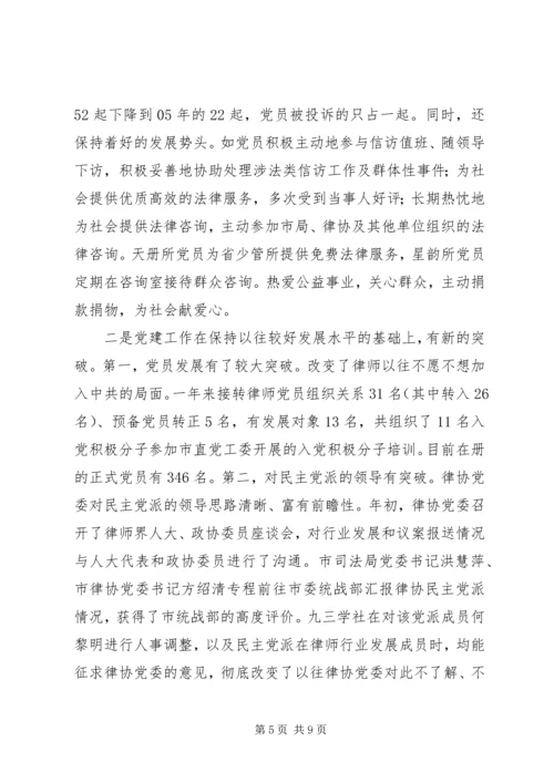 市律协纪委年终工作总结及明年工作计划.docx
