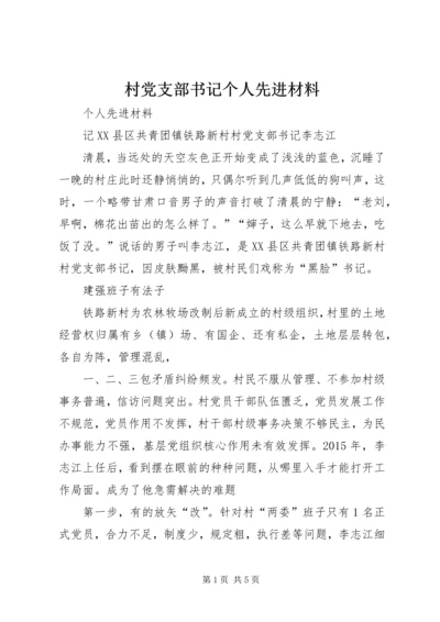 村党支部书记个人先进材料 (2).docx