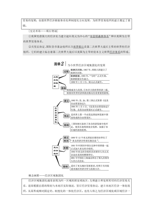 2020版高考历史20世纪世界经济体制的创新与调整及世界经济的全球化趋势第22讲当今世界经济的全球化趋势学案