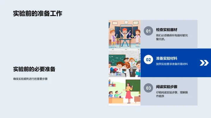 科学实验安全教程PPT模板