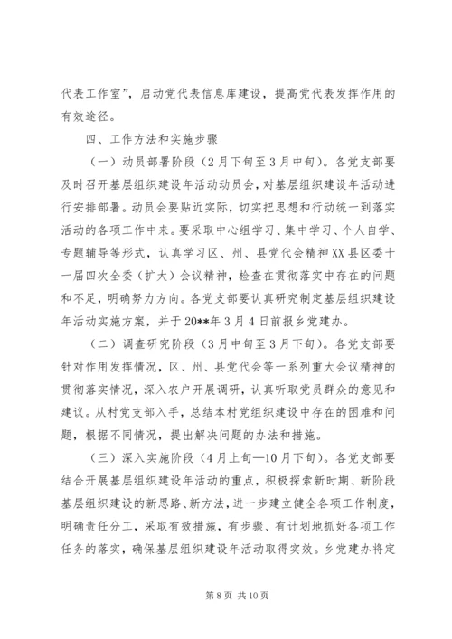 乡镇基层组织建设工作意见.docx