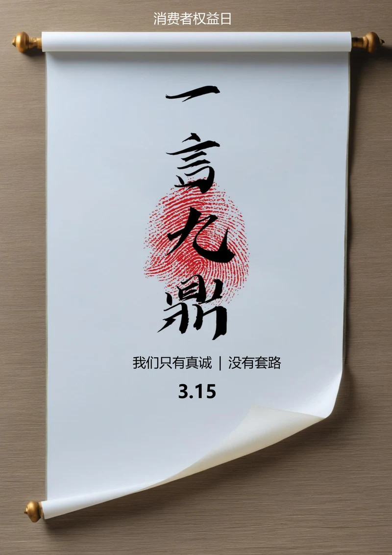 字幅315消费者权益日海报