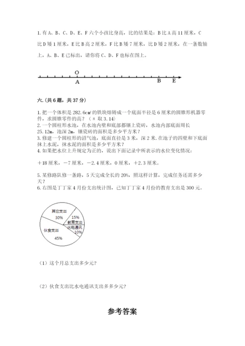 小学毕业班数学检测卷及参考答案（预热题）.docx