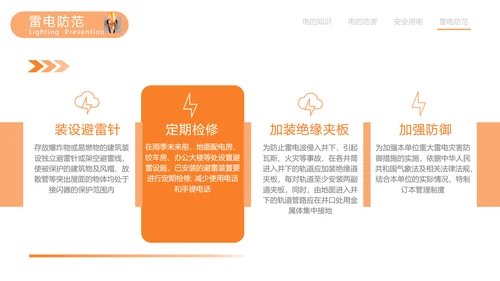 用电安全知识教育消防安全PPT模板