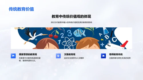 教育沿革历程PPT模板