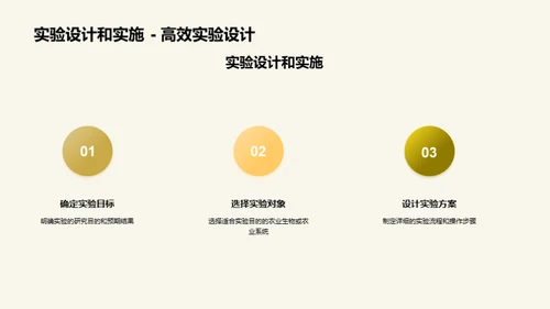 科研助力农业转型