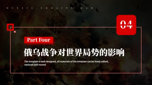 俄鸟战争深度分析通用PPT模板