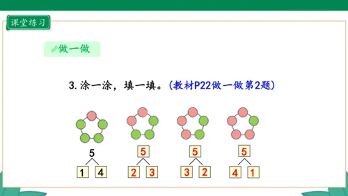 新人教版1年级上册 3.4 分与合 教学课件（27张PPT）