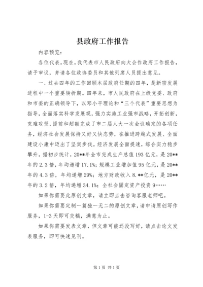 县政府工作报告 (7).docx