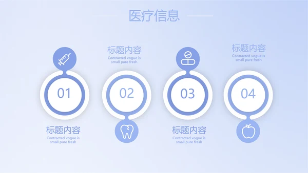 蓝色简约智能医疗工作总结汇报动态PPT模板