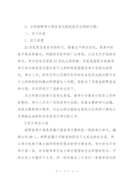 有关审计局实习报告4篇.docx