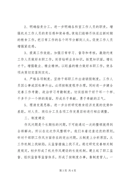 开展思想作风纪律整顿情况汇报 (5).docx