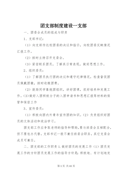 团支部制度建设一支部.docx