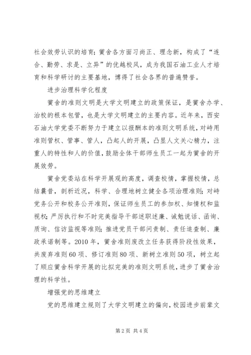 学校党建文化建设经验与体会.docx