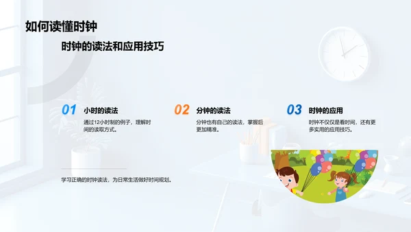时间知识讲座PPT模板