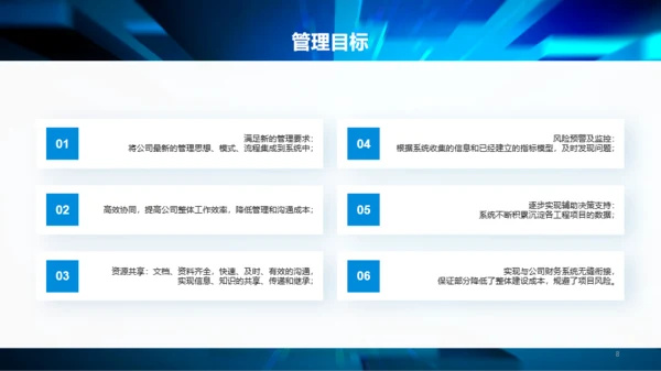 蓝色互联网科技系统程序管理年终汇报PPT模板下载