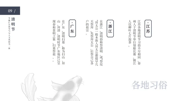 清明节主题ppt模板