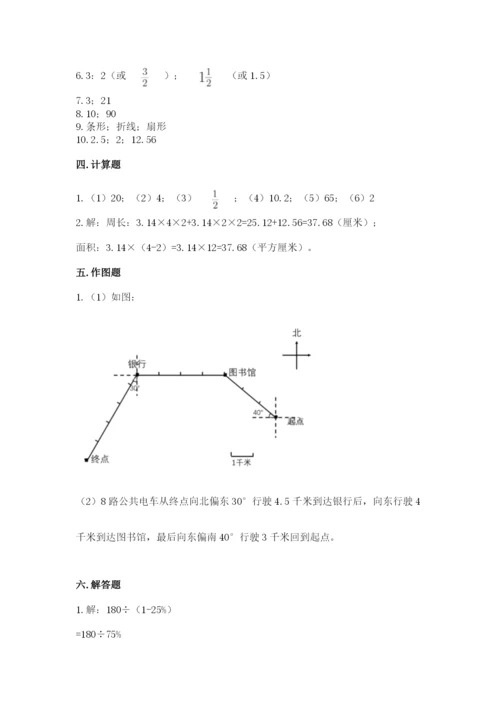 2022六年级上册数学期末测试卷含完整答案【夺冠系列】.docx