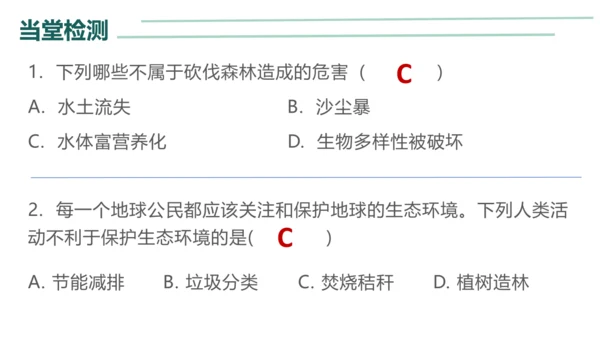 初中生物学人教版（新课程标准）七年级下册4.7.1分析人类活动对生态环境的影响课件(共23张PPT)