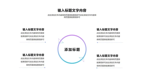 几何风渐变炫彩年终述职汇报PPT模板