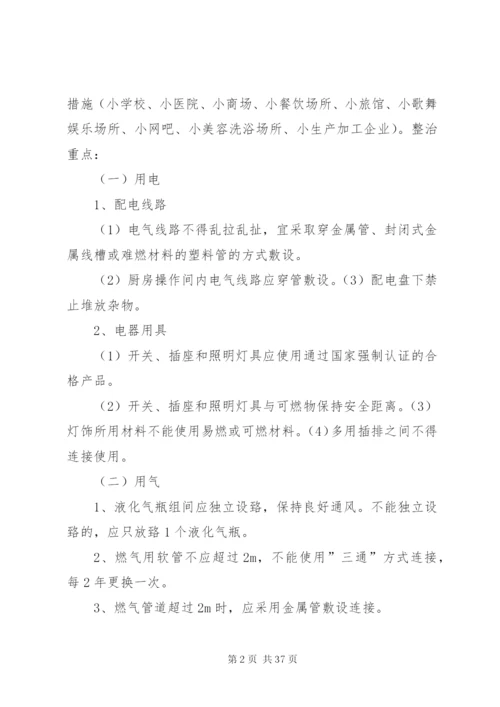 九小场所检查实施方案.docx