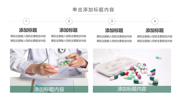 药品医药西医药材西医医药研究医学报告PPT模板