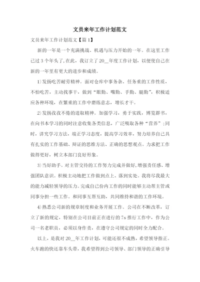 文员来年工作计划范文.docx