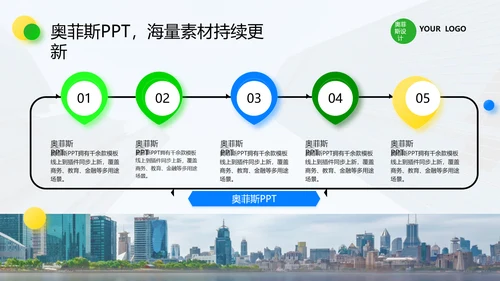 绿色商务风竞赛路演PPT
