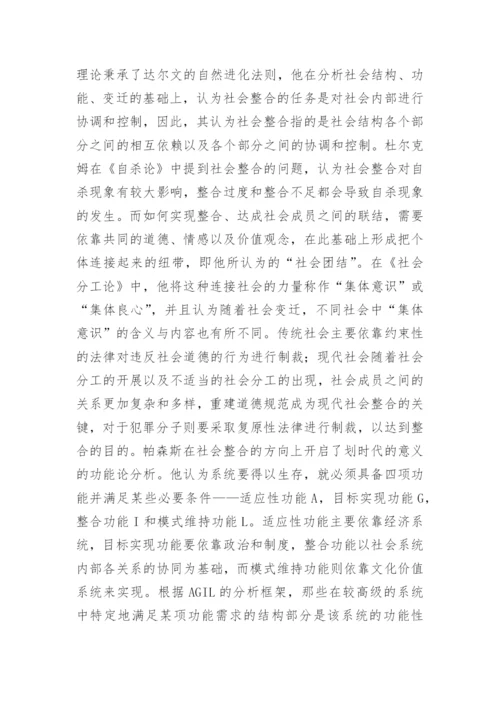 城市社区文化发展与社区整合论文.docx