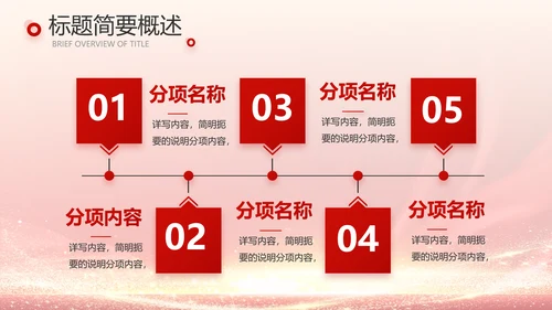 红色喜庆公司10周年庆ppt模板活动策划方案