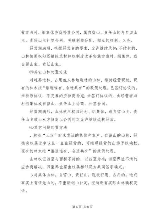 镇陈坑村林权制度改革实施方案 (6).docx