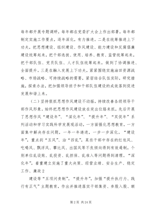 在胜利油田干部工作会议上的报告.docx