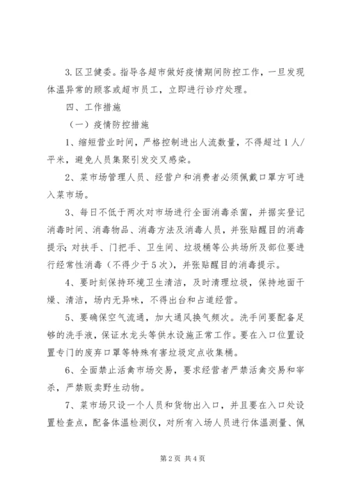 菜市场疫情防控及保供工作方案.docx