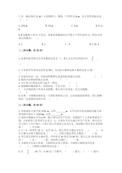 小升初数学综合练习试题（考点精练）.docx