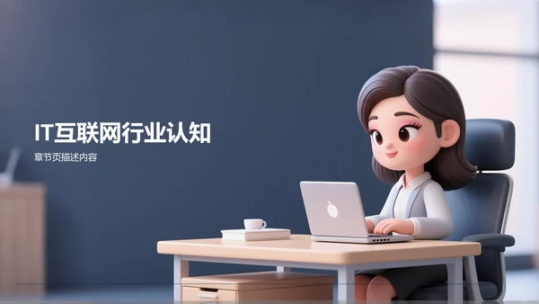 蓝色简约风新员工入职自我介绍PPT主题