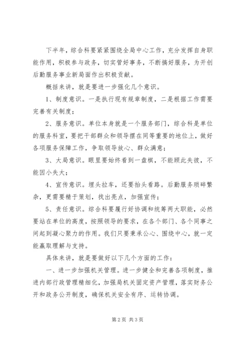 管理局党支部下半年工作安排2篇.docx