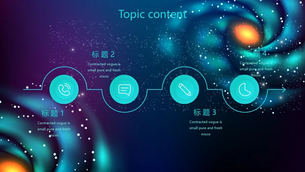 创意十二星座星空工作总结动态PPT模板