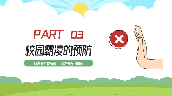 拒绝校园霸凌预防侵害主题班会