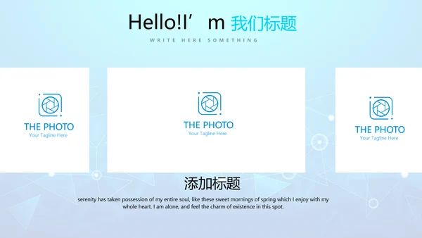 蓝色互联网项目商业计划书商务风通用PPT动态模板