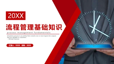 企业流程管理基本知识通用PPT模板