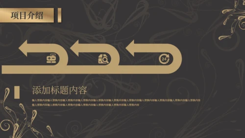 商务黑金奢华风融资商业计划书通用PPT模板