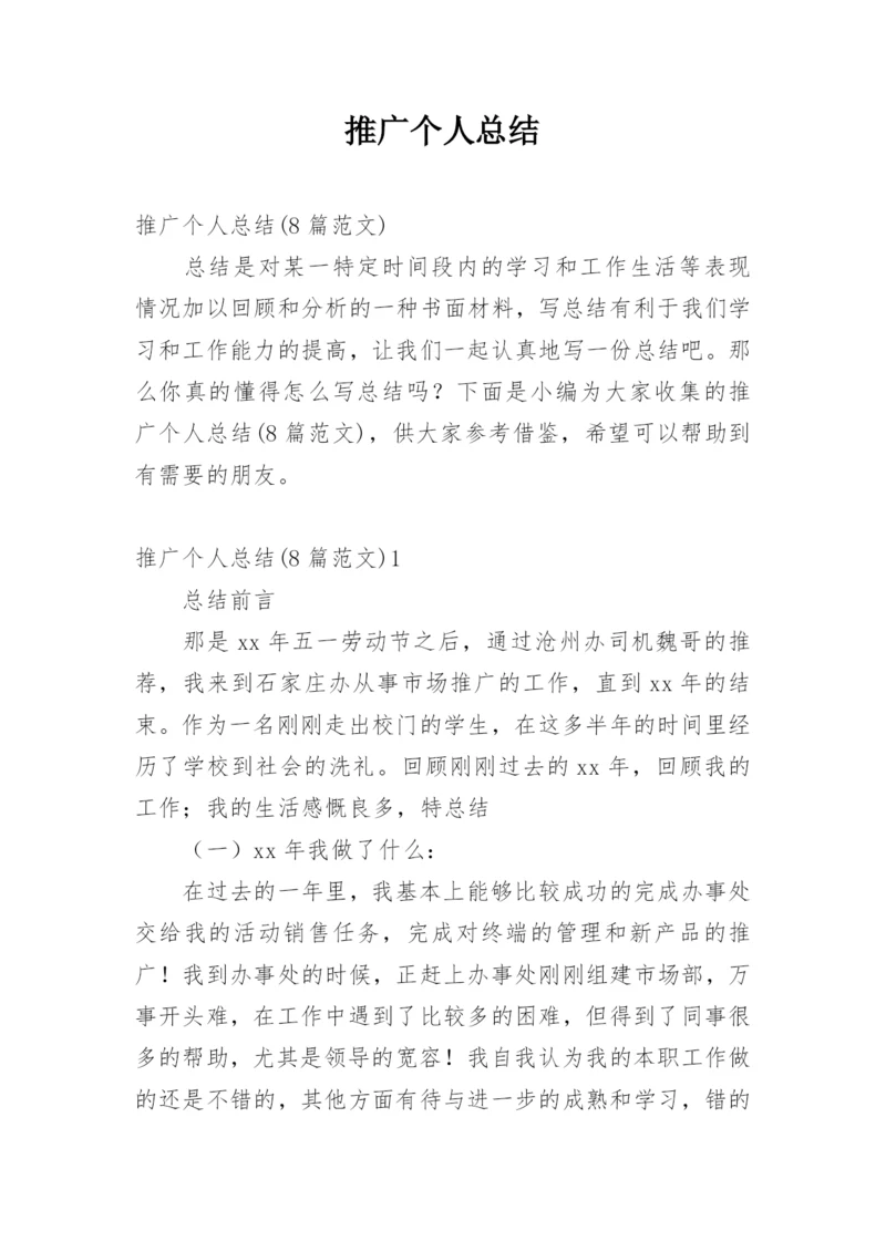 推广个人总结.docx