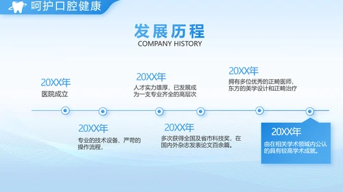 口腔健康守护计划牙科工作总结PPT