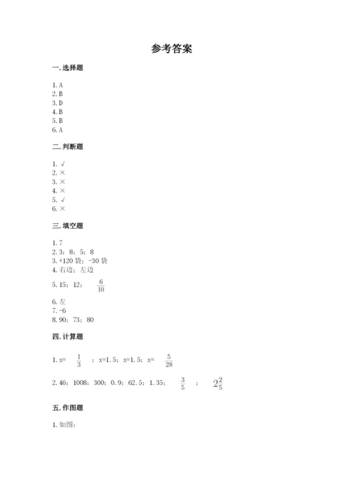 北师大版六年级下册数学期末测试卷含解析答案.docx