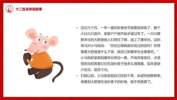 十二生肖介绍ppt模版